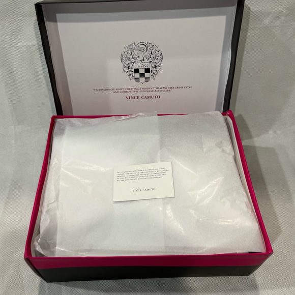 NWT Vince Camuto Kempern Mule Heels Raspberry Pink 6.5 - Picture 10 of 12